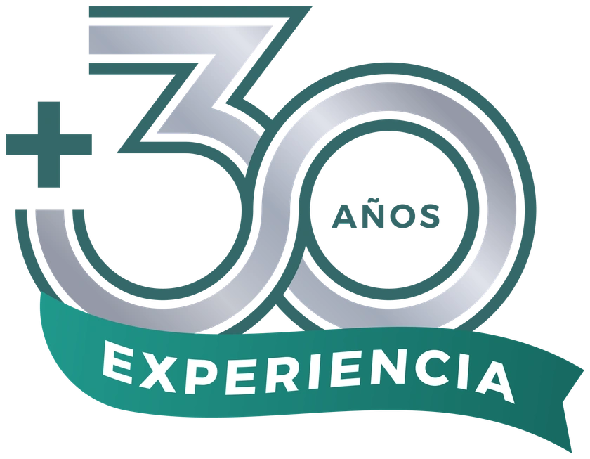 Más de 30 años de experiencia